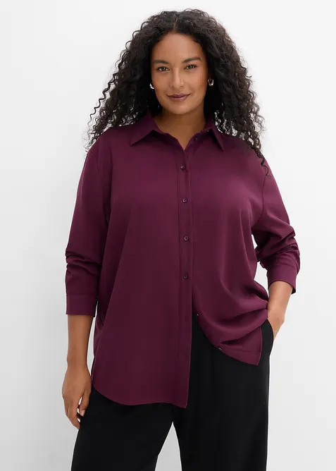 Hemdbluse aus Viskose-Mix, bonprix