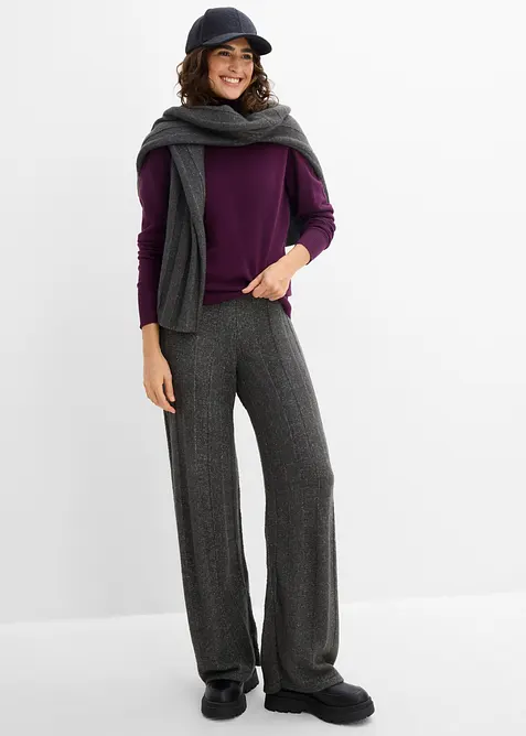 Hose aus Rippstrick, bonprix