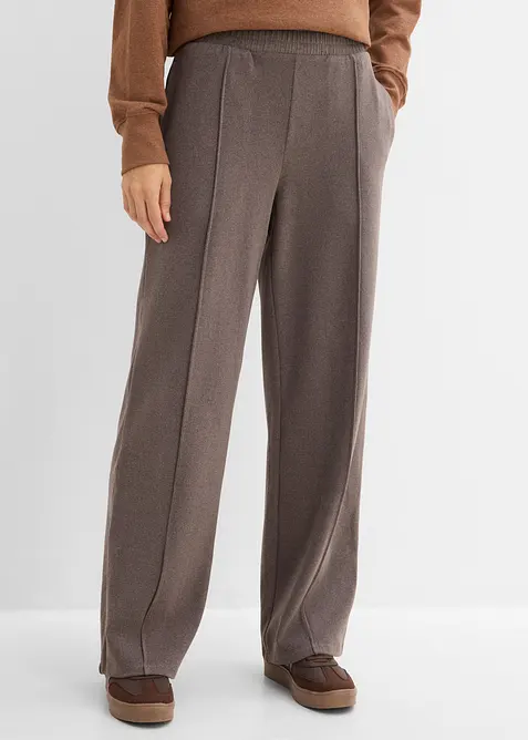 Jersey-Hose in Wolloptik, bonprix