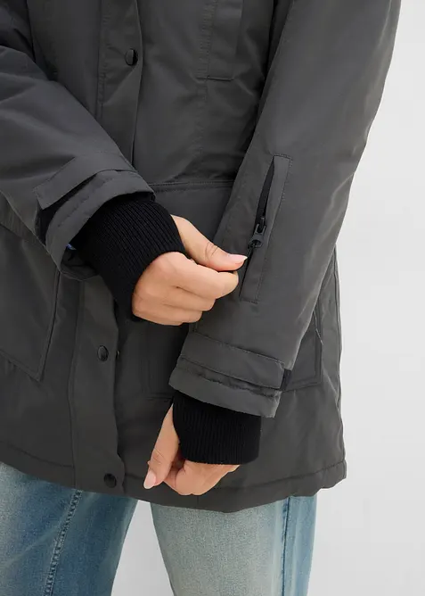 Parka outdoor imperm&eacute;able &agrave; capuche, bonprix