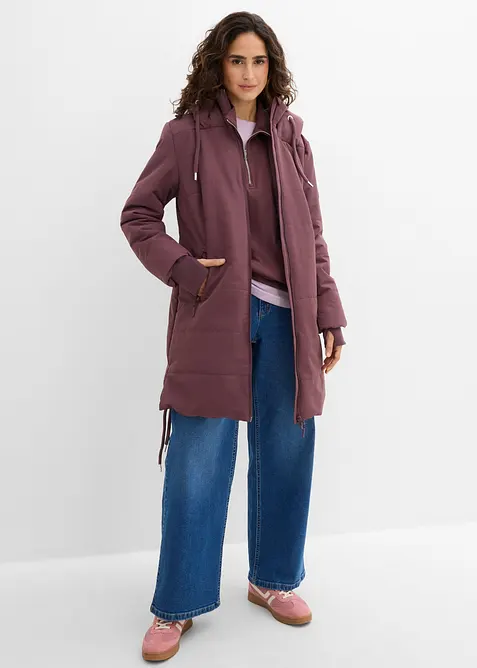 Longue doudoune d&eacute;perlante, bonprix