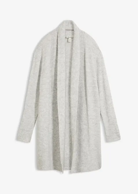 Longstrickjacke mit Schalkragen, bonprix