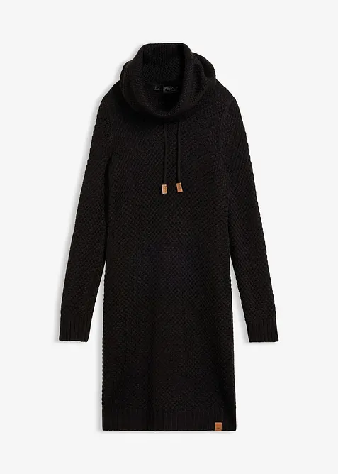 Strickkleid mit Schalkragen, bonprix