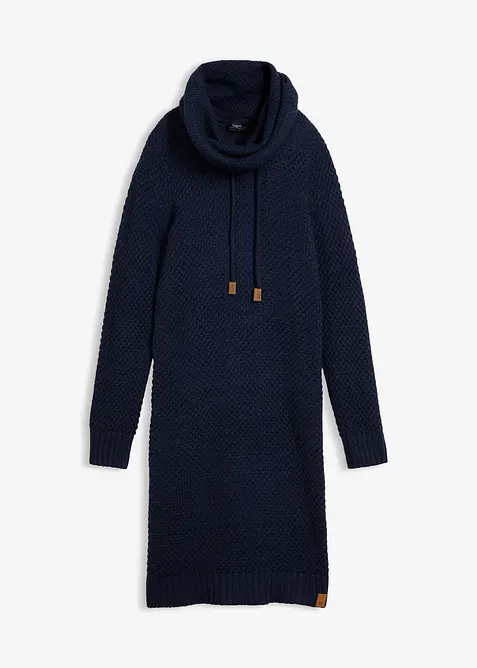 Strickkleid mit Schalkragen, bonprix