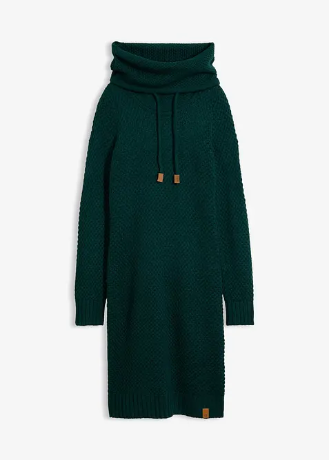 Strickkleid mit Schalkragen, bonprix