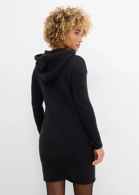 Strickkleid mit Kapuze, bonprix