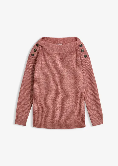 Pullover mit Kn&ouml;pfen, bonprix