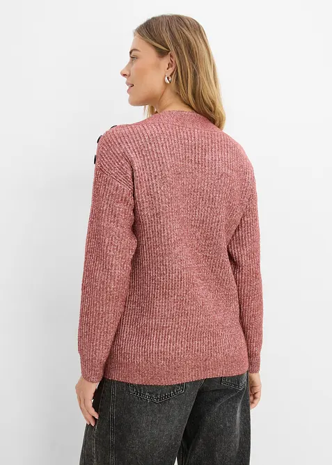 Pullover mit Kn&ouml;pfen, bonprix