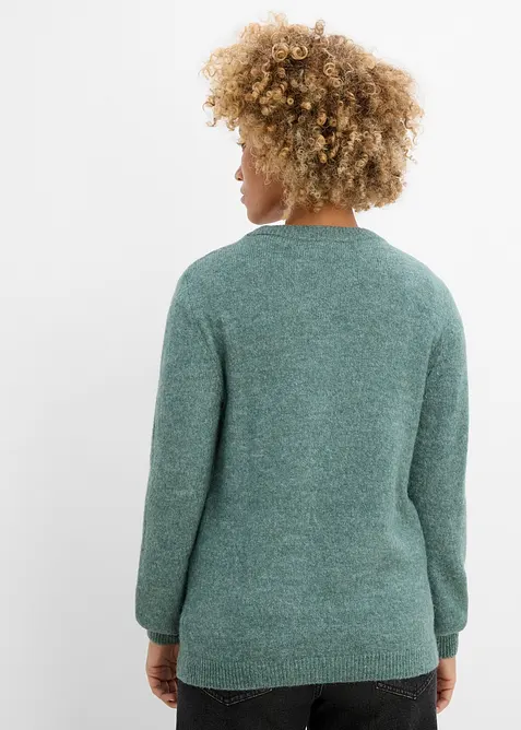 Pullover mit Ballon&auml;rmeln, bonprix