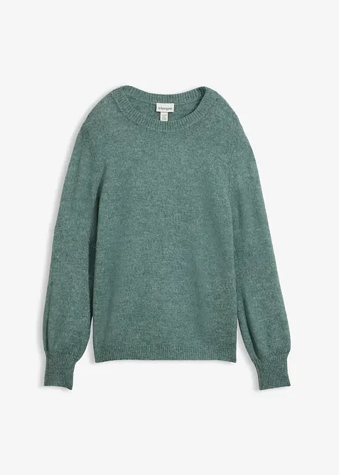 Pullover mit Ballon&auml;rmeln, bonprix