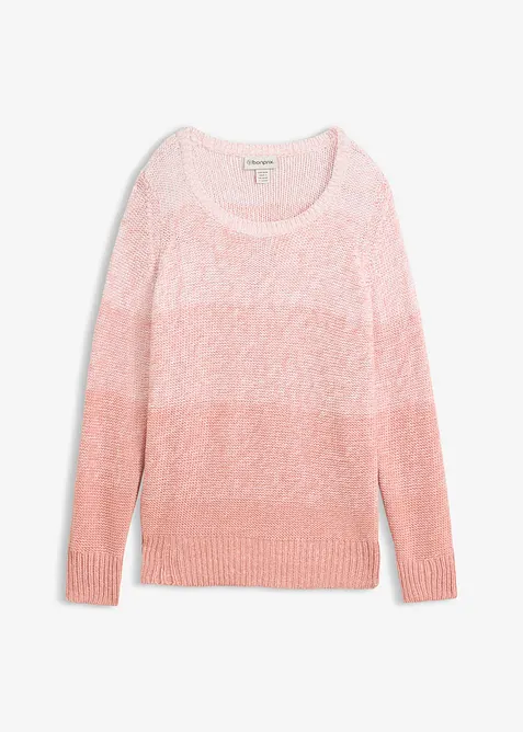Pull en grosse maille avec d&eacute;grad&eacute; de couleur, bonprix