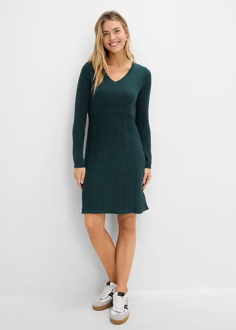 Robe en maille, bonprix