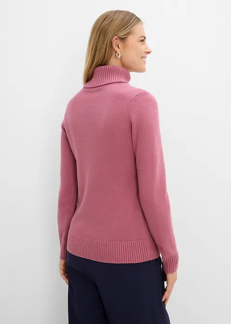 Pull &agrave; col roul&eacute;, bonprix