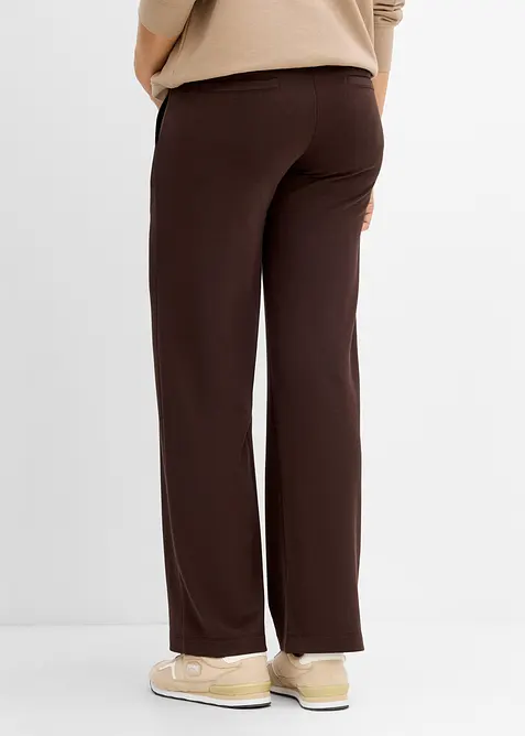 Pantalon de grossesse large en Punto di Roma, bonprix