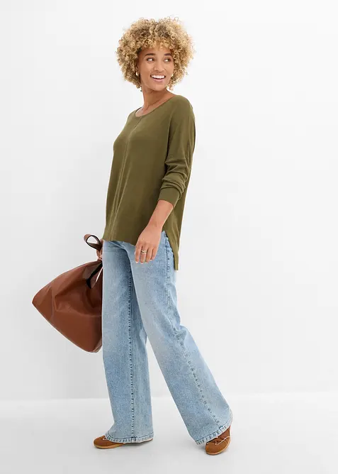 Oversize-Strickpullover, bonprix