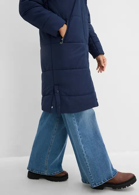 Doudoune avec capuche doubl&eacute;e sherpa, bonprix