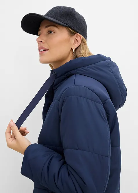 Doudoune avec capuche doubl&eacute;e sherpa, bonprix