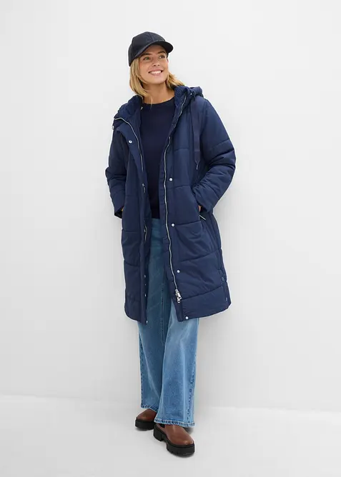 Doudoune avec capuche doubl&eacute;e sherpa, bonprix