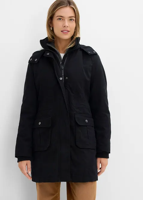 Parka en coton rembourr&eacute;e, bonprix