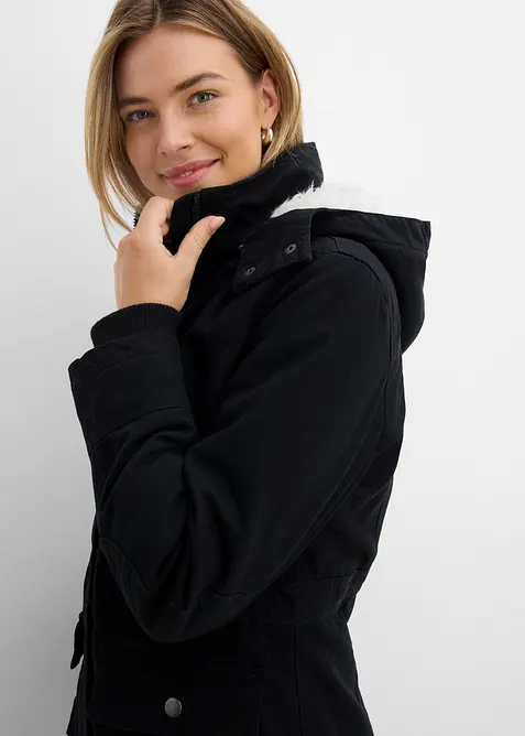 Parka en coton rembourr&eacute;e, bonprix