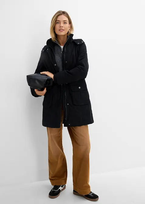 Parka en coton rembourr&eacute;e, bonprix