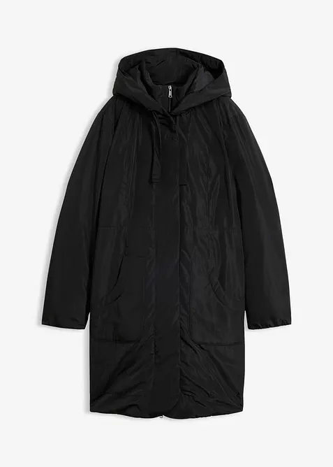 Manteau court l&eacute;g&egrave;rement rembourr&eacute; &agrave; capuche, bonprix