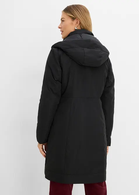 Manteau court l&eacute;g&egrave;rement rembourr&eacute; &agrave; capuche, bonprix