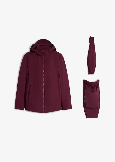 6-in-1 Umstands-Tragejacke mit herausnehmbarer Fleecejacke, bonprix