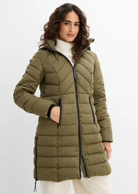 Veste longue matelass&eacute;e, rembourr&eacute;e, bonprix
