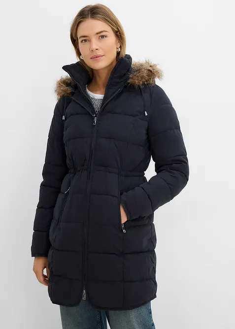 Steppjacke mit Kapuze, gef&uuml;ttert, bonprix