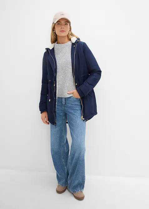 Parka avec doublure peluche, bonprix