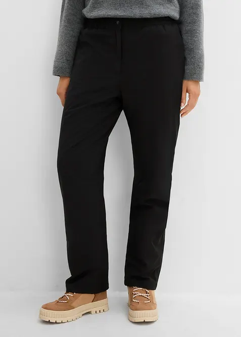 Pantalon chaud avec doublure polaire et taille &eacute;lastiqu&eacute;e, imperm&eacute;able, bonprix