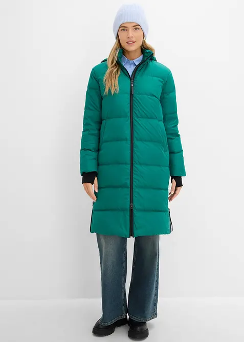 Doudoune longue avec duvet recycl&eacute;, bonprix