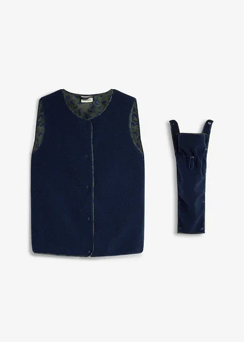 Gilet sans manches de grossesse et de portage en sherpa, bonprix