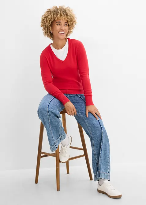 Pull en fine maille, bonprix