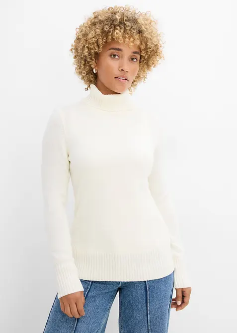 Basic Rollkragenpullover, bonprix