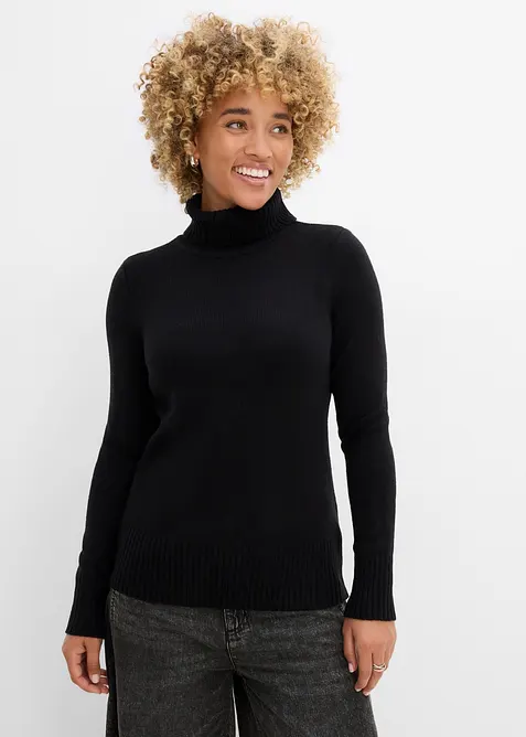 Basic Rollkragenpullover, bonprix