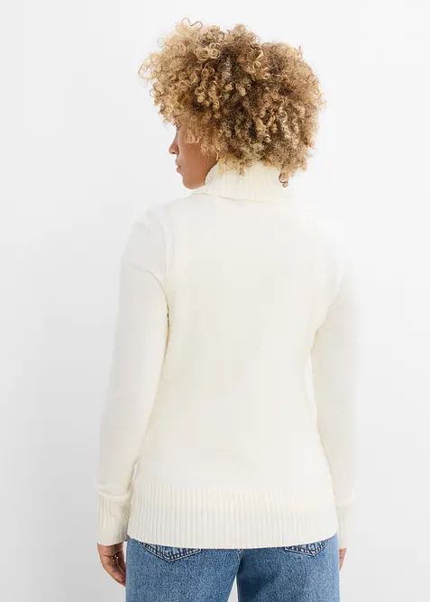 Basic Rollkragenpullover, bonprix