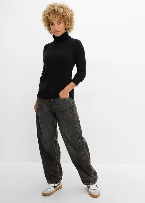 Basic Rollkragenpullover, bonprix