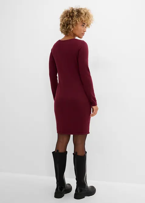 Strickkleid mit legerem Schnitt, bonprix