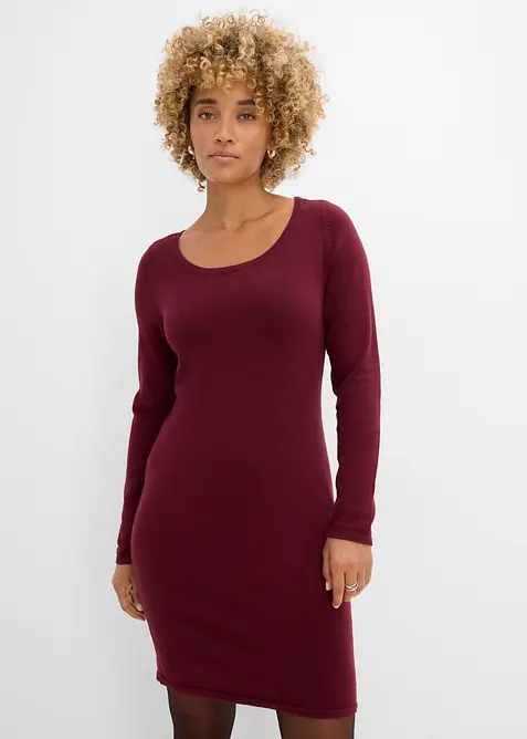 Strickkleid mit legerem Schnitt, bonprix