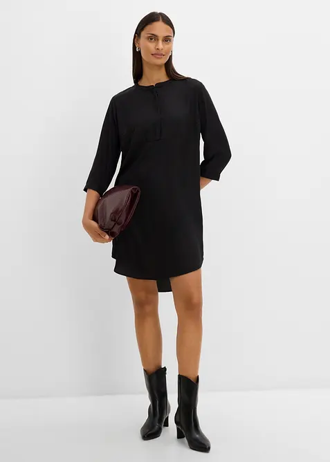Blusenkleid mit kurzer Knopfleiste, bonprix