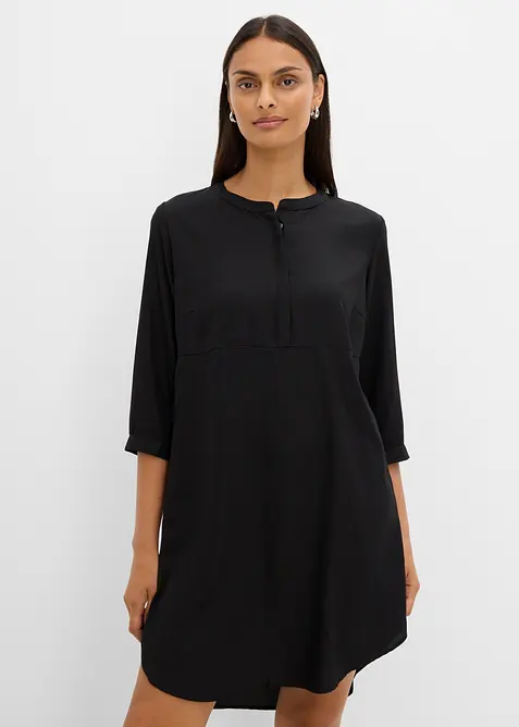 Blusenkleid mit kurzer Knopfleiste, bonprix