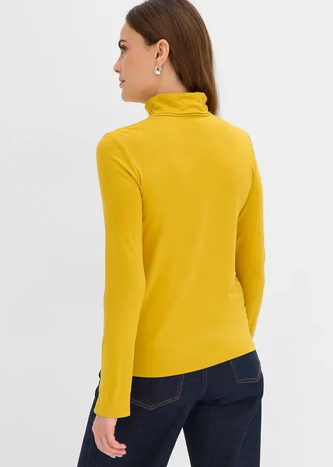 Rollkragenshirt mit dekorativen Kn&ouml;pfen, bonprix