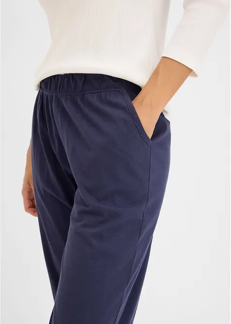 Lange Pyjamahose (2er Pack), bonprix