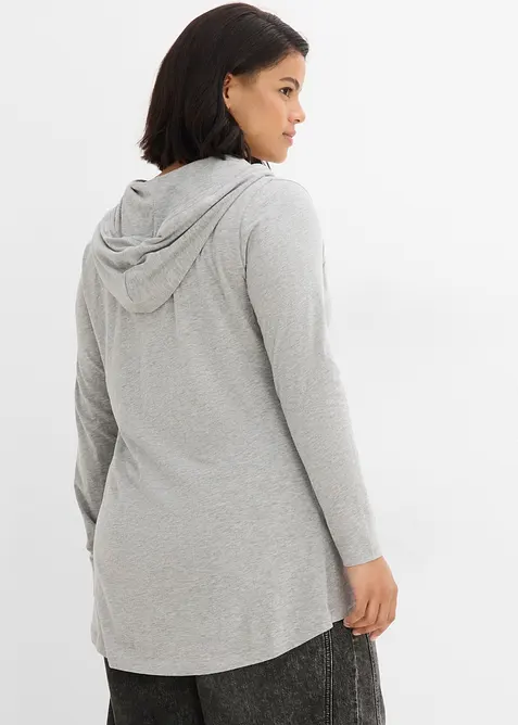 Longshirt mit Kapuze, bonprix