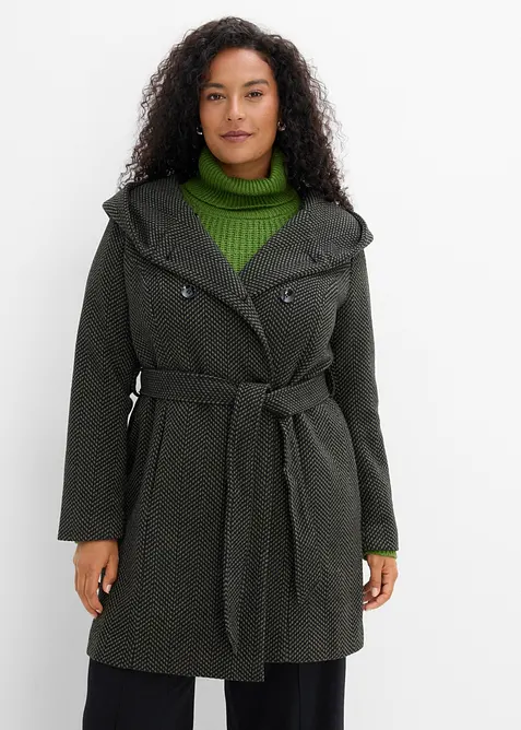 Kurzmantel mit Wolle, bonprix
