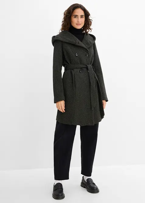Kurzmantel mit Wolle, bonprix