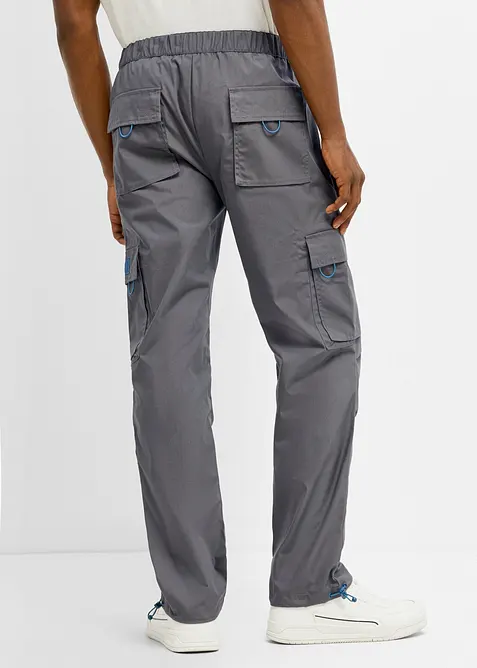 Relaxed Fit Schlupf-Cargohose, Straight, bonprix