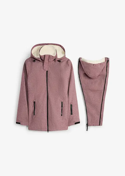 Kuschelige 3-in-1 Umstandsjacke und Tragejacke, bonprix